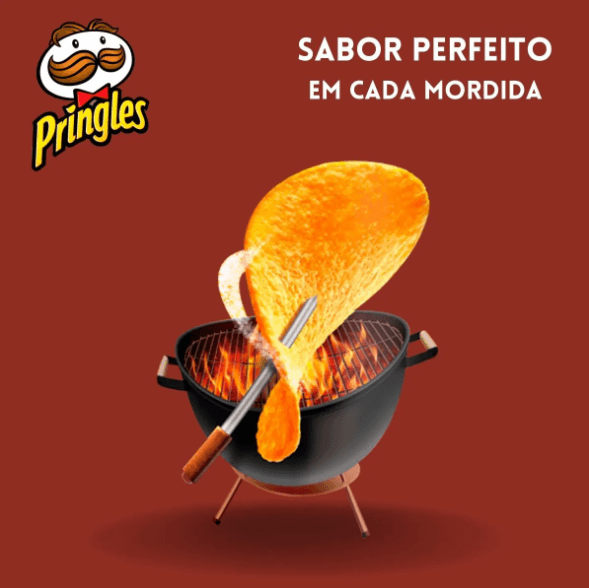 Batata Frita Churrasco Pringles Lata 120g